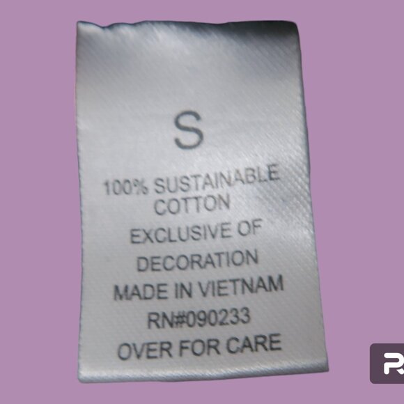 Pac Cares butterfly graphic tee short sleeved in black size small. - Picture 3 of 9